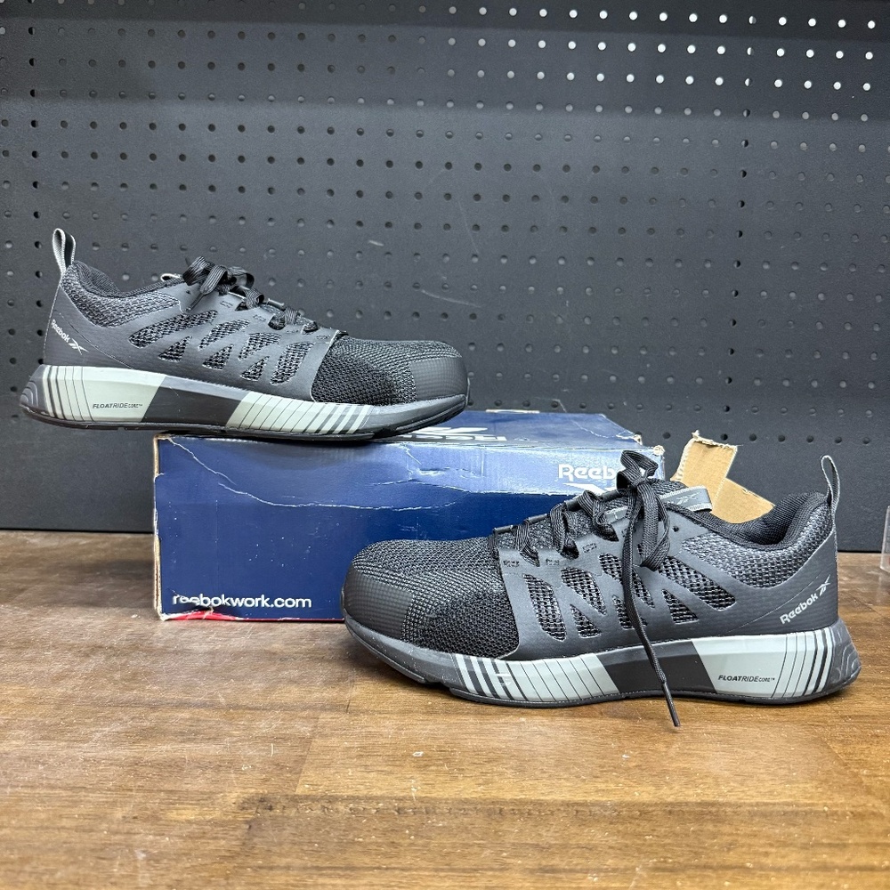 <New W/ Box! Men's Reebok Fusion Flexweave Athletic Composite Toe Work Shoes
